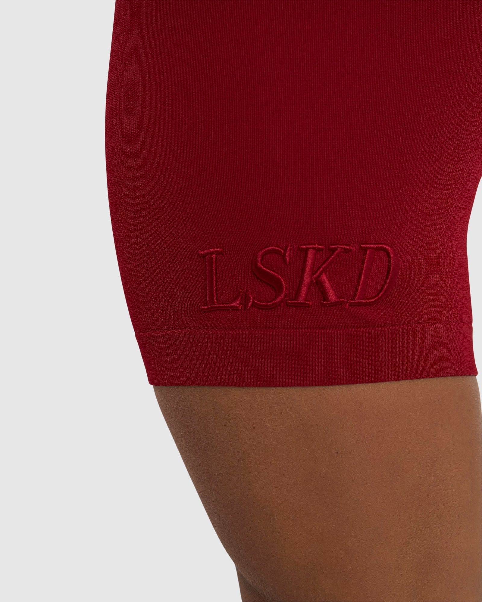 Model wearing Aurora Knit Shorts - Rose