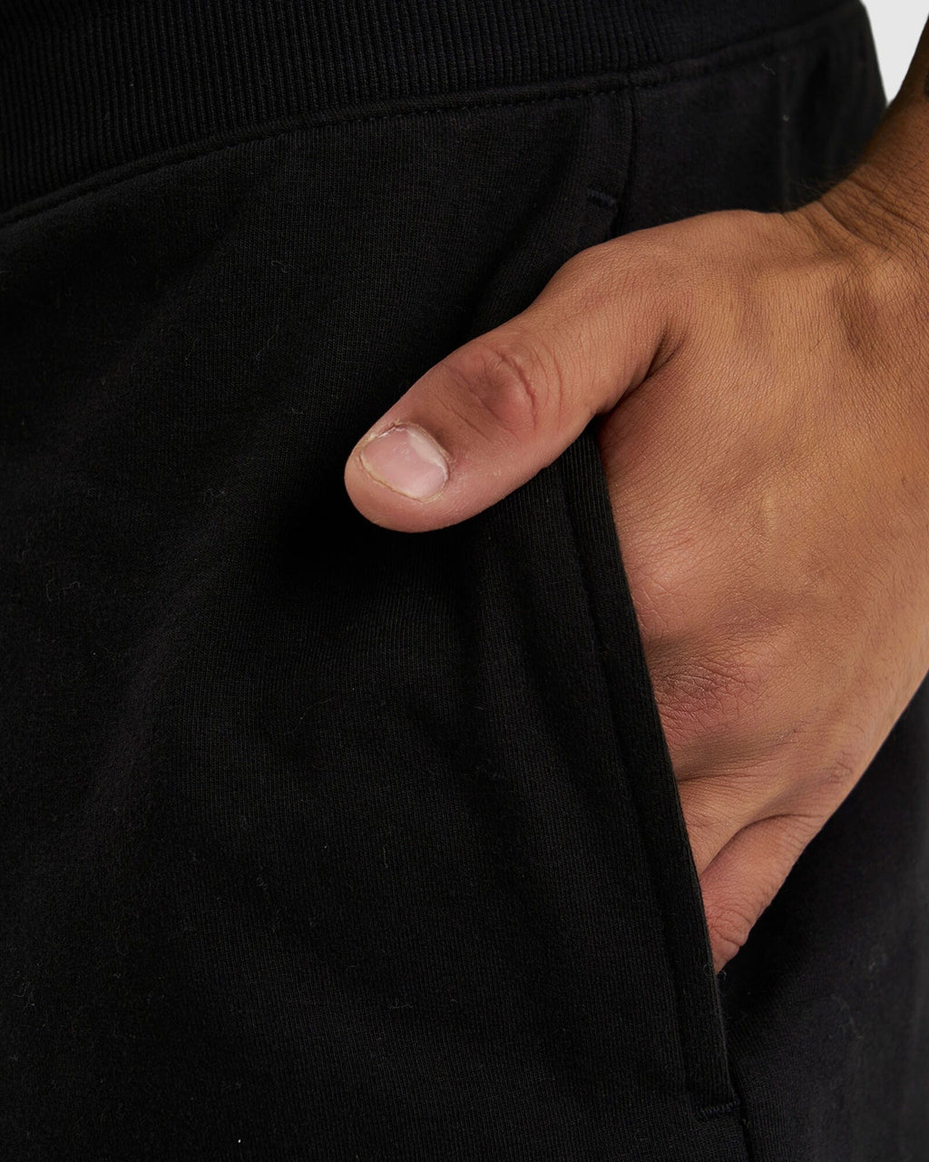 Model wearing Unisex Routine Sweater - Black