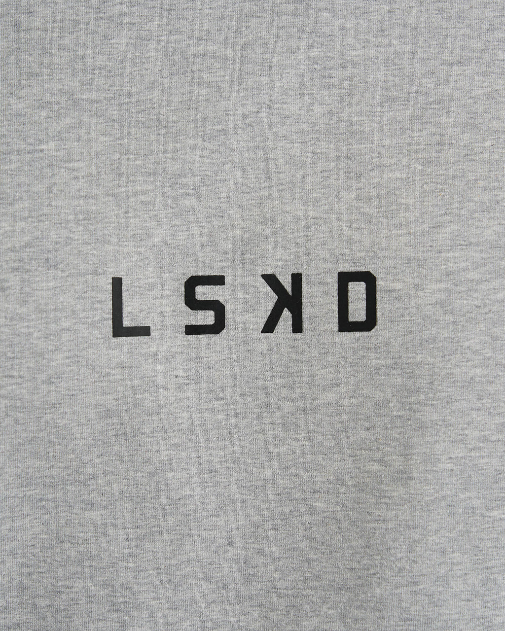 Model wearing Unisex Routine Sweater - Lt Grey Marl