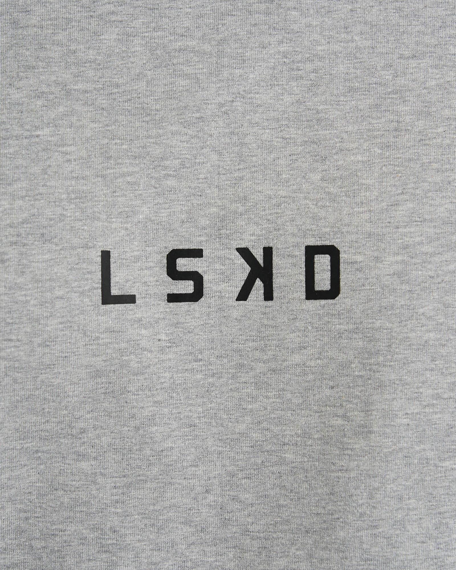 Model wearing Unisex Routine Sweater - Lt Grey Marl