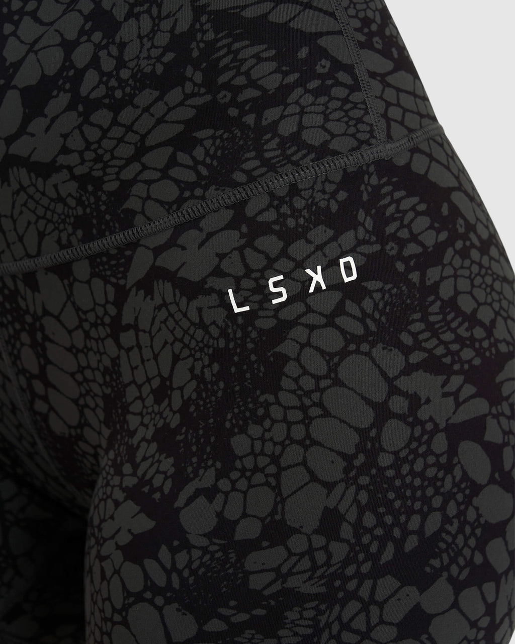 Model wearing Base X-Short Tight - Black Mamba