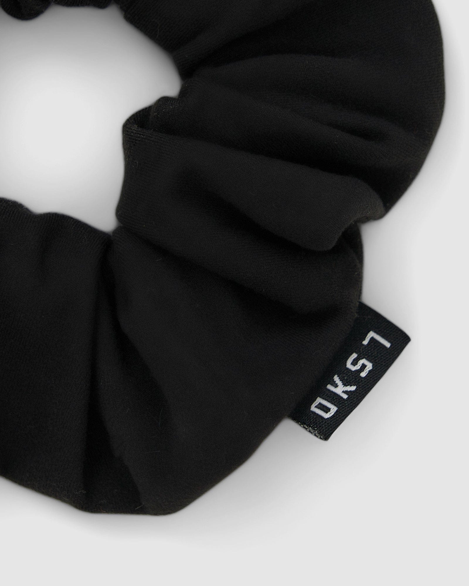 Model wearing Rep Scrunchie - Black