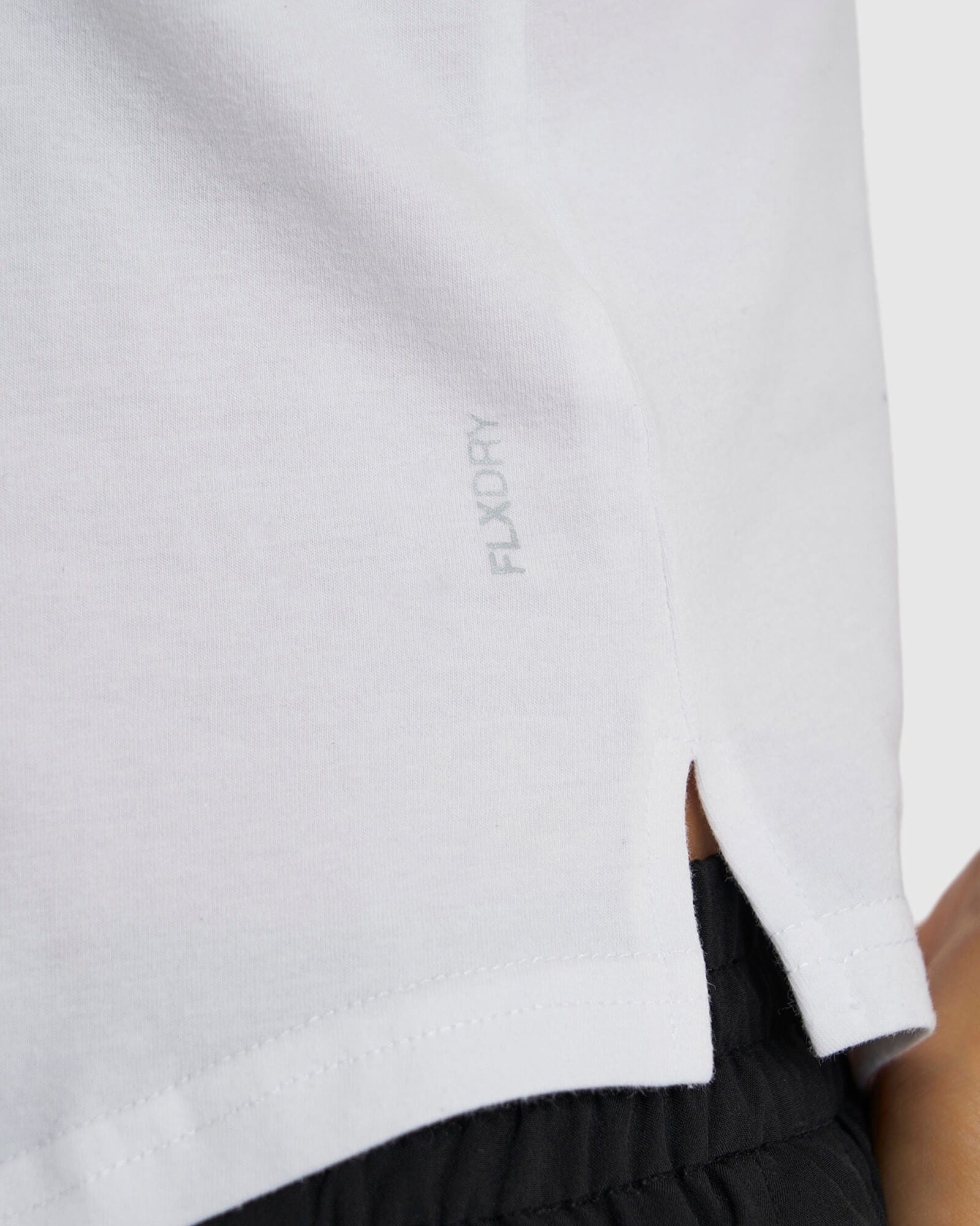 Model wearing Power FLXDRY Performance Tank - White