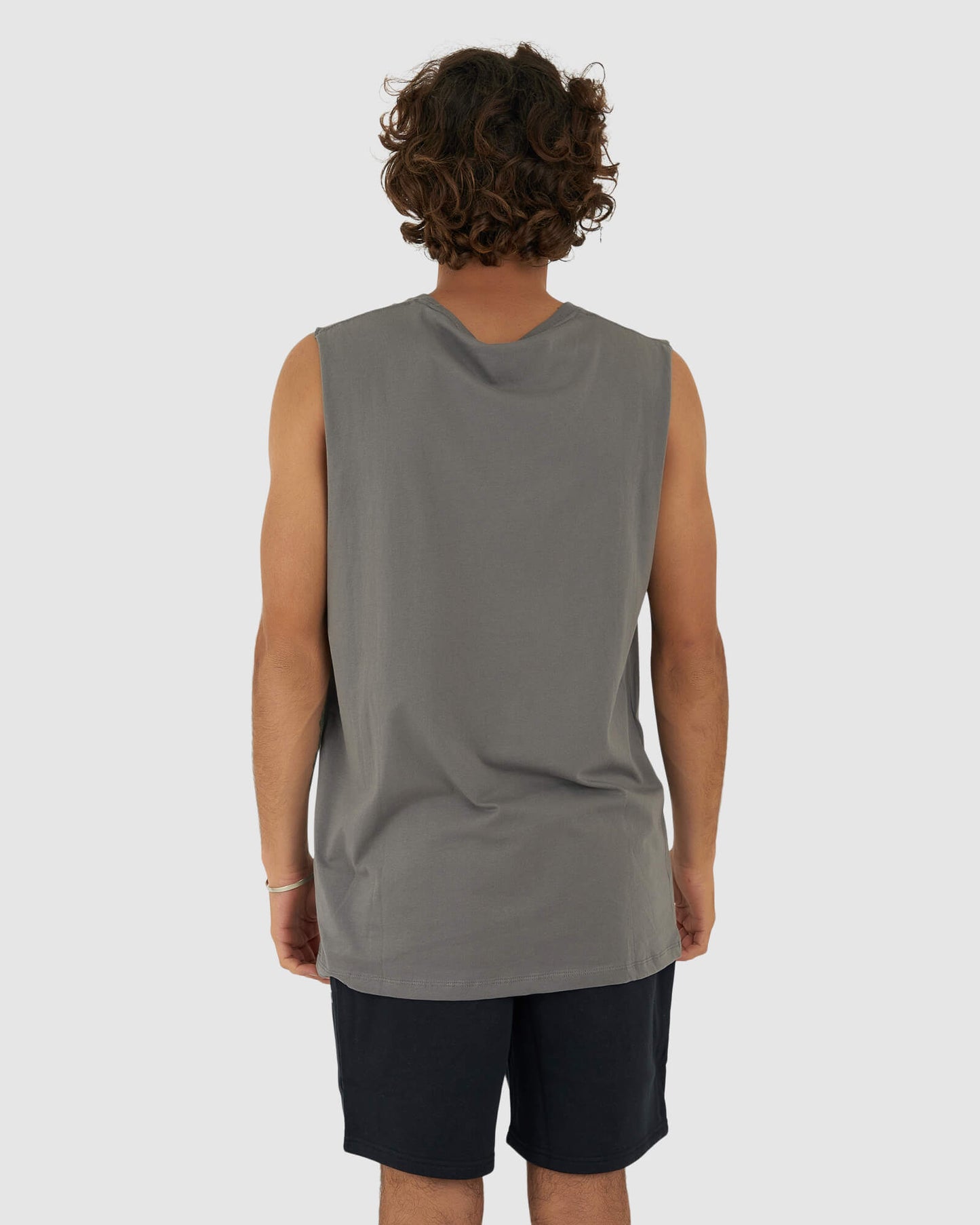 Model wearing Structure Tank - Castlerock