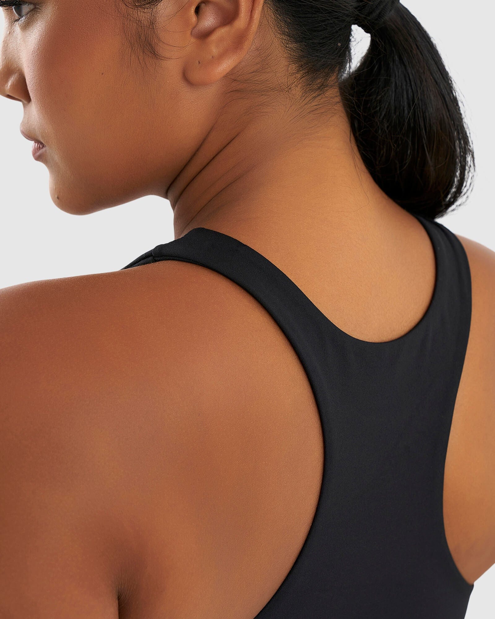 Model wearing Reformer Sport Tank - Black