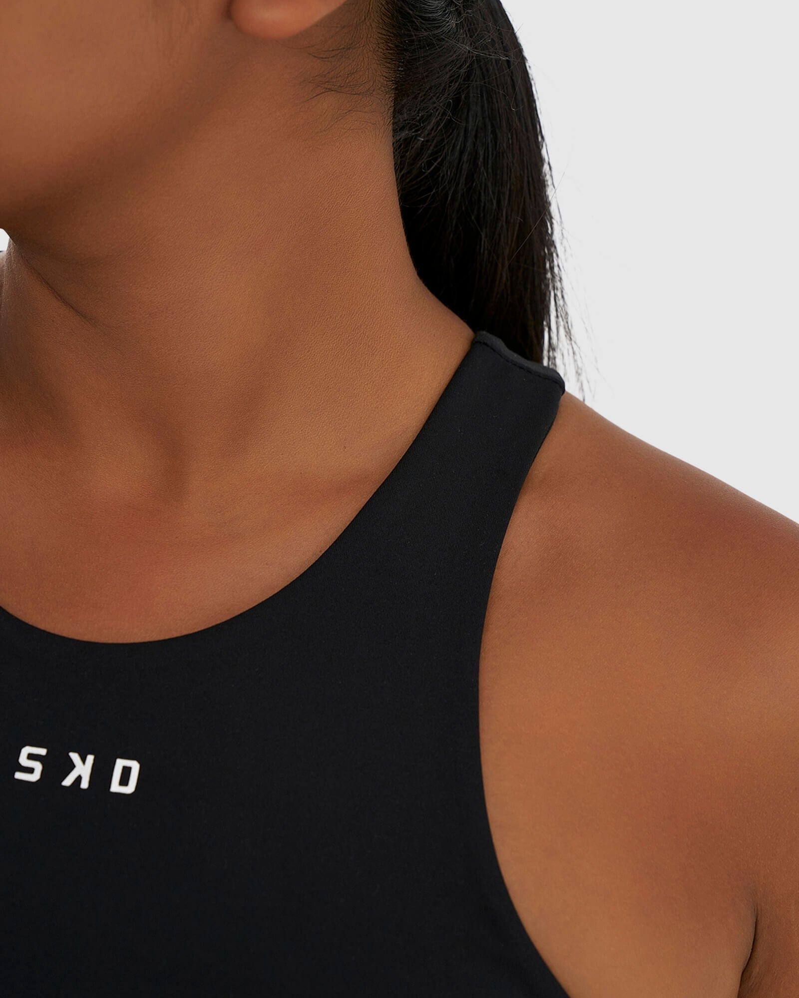 Model wearing Reformer Sport Tank - Black