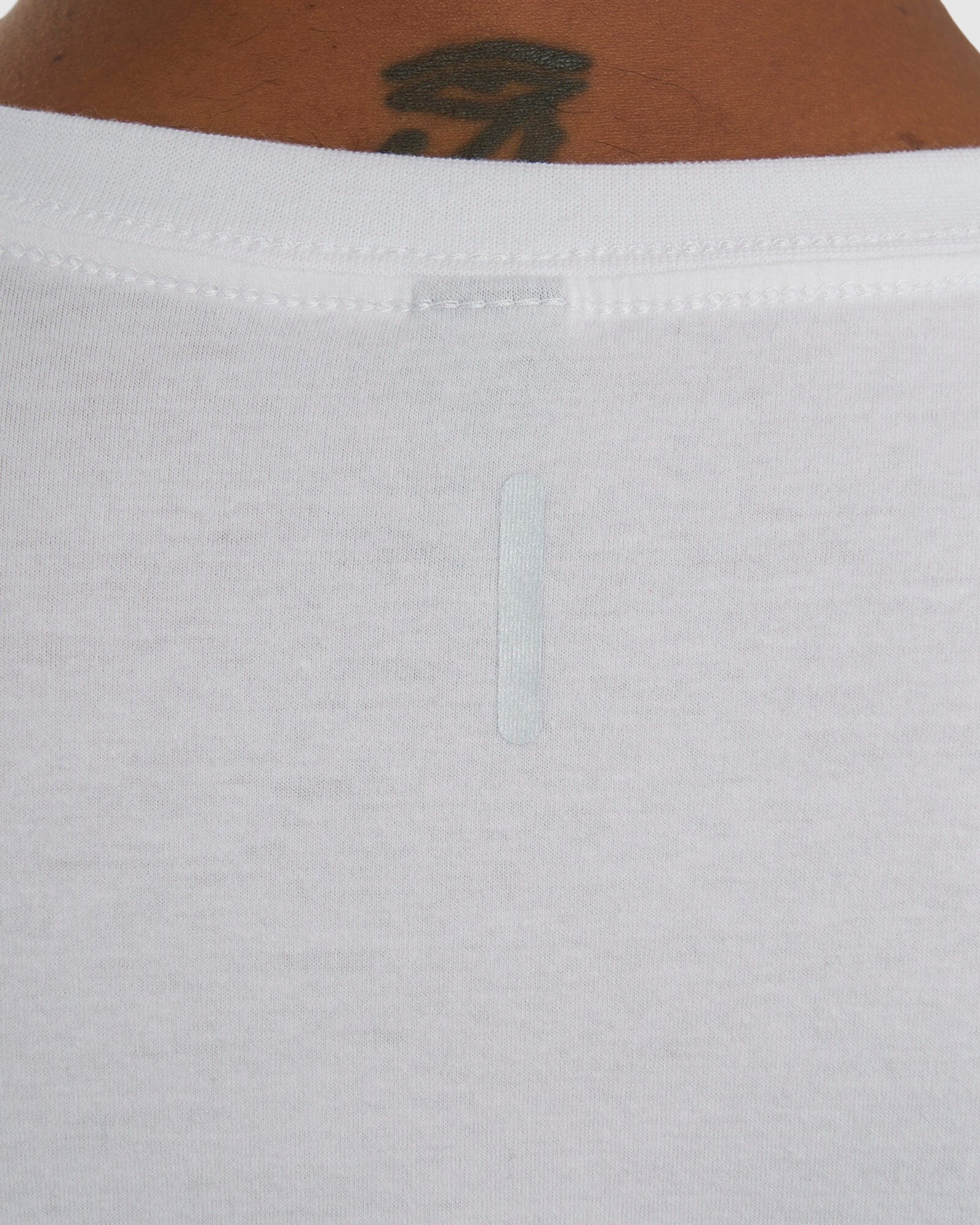 Model wearing Power FLXDRY Performance LS Tee - White