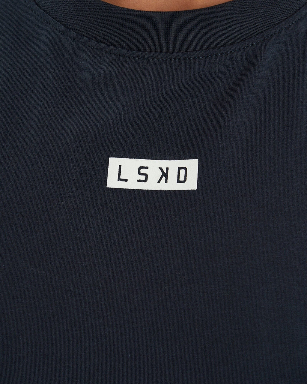 Model wearing Crossover Tank - Carbon