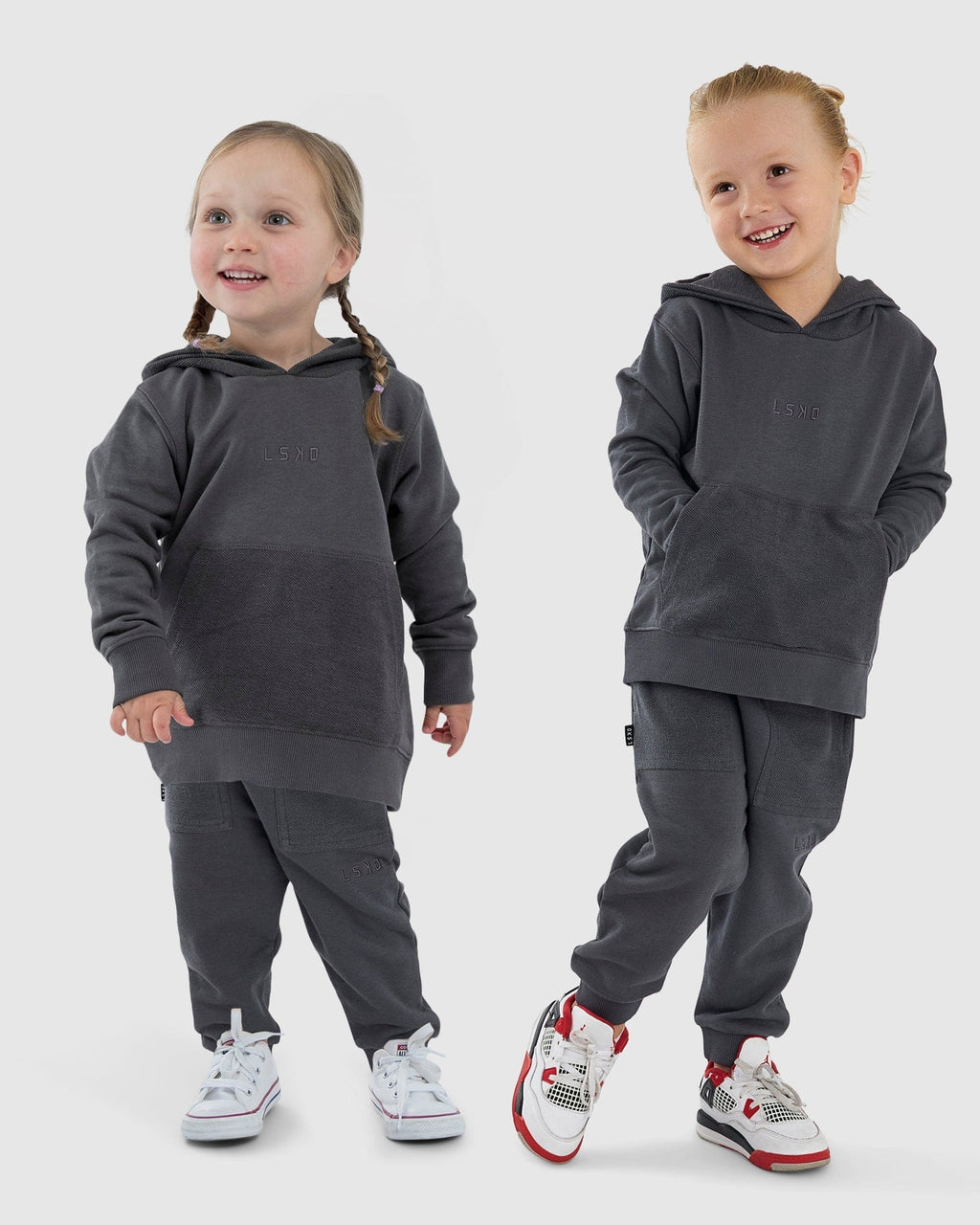 Model wearing Locker Room Hoodie (00-8) - Iron