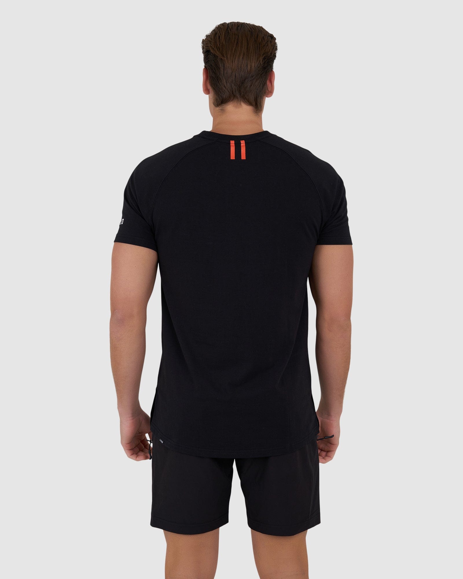 Model wearing Fitstop Optimal Tee - Black