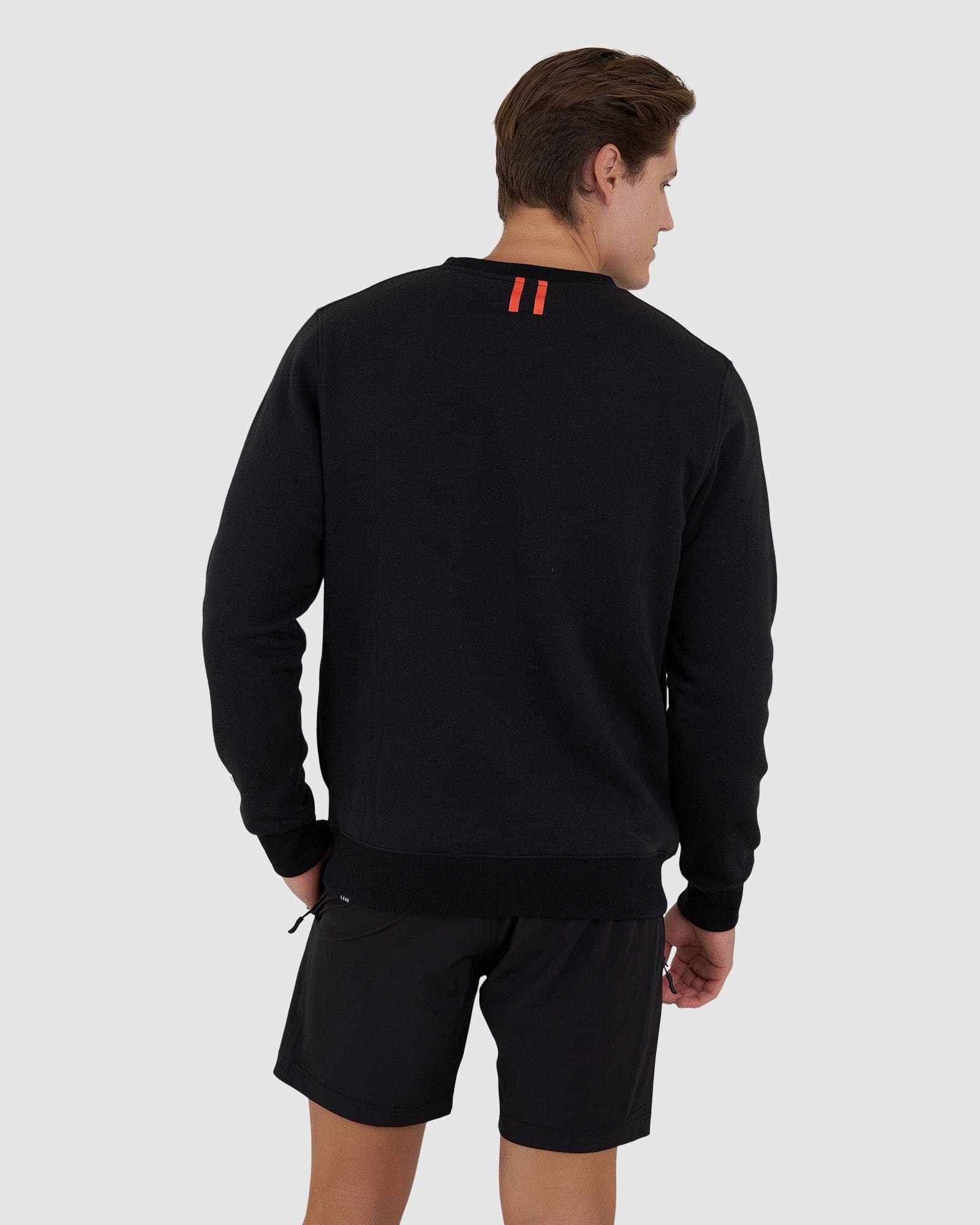 Model wearing Fitstop Functional Sweater - Black