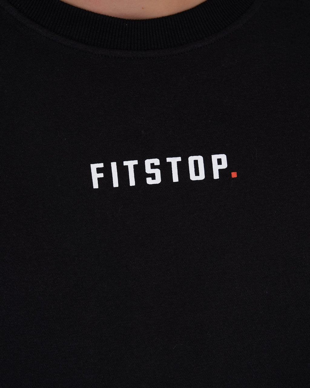 Model wearing Fitstop Functional Sweater - Black