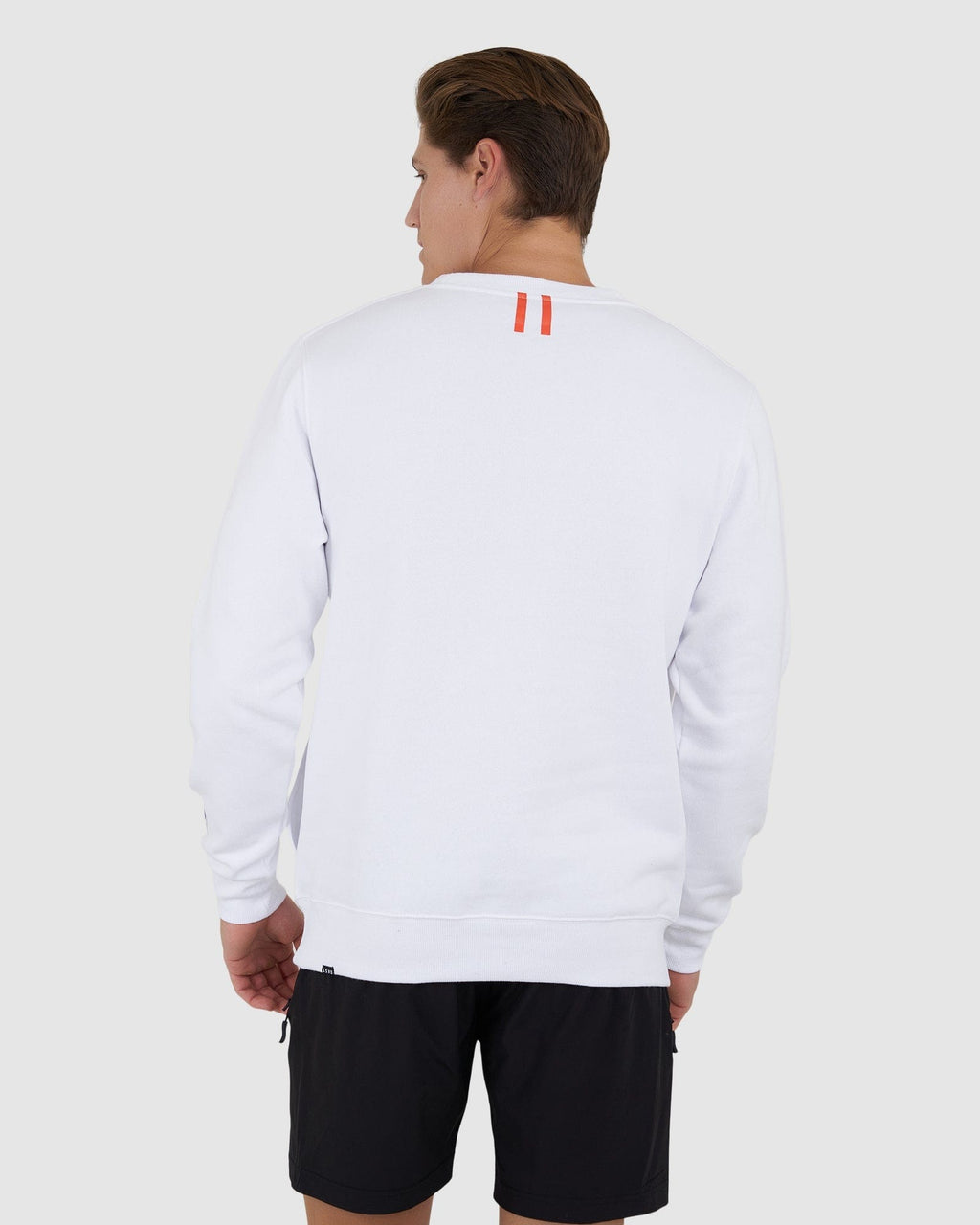 Model wearing Fitstop Functional Sweater - White