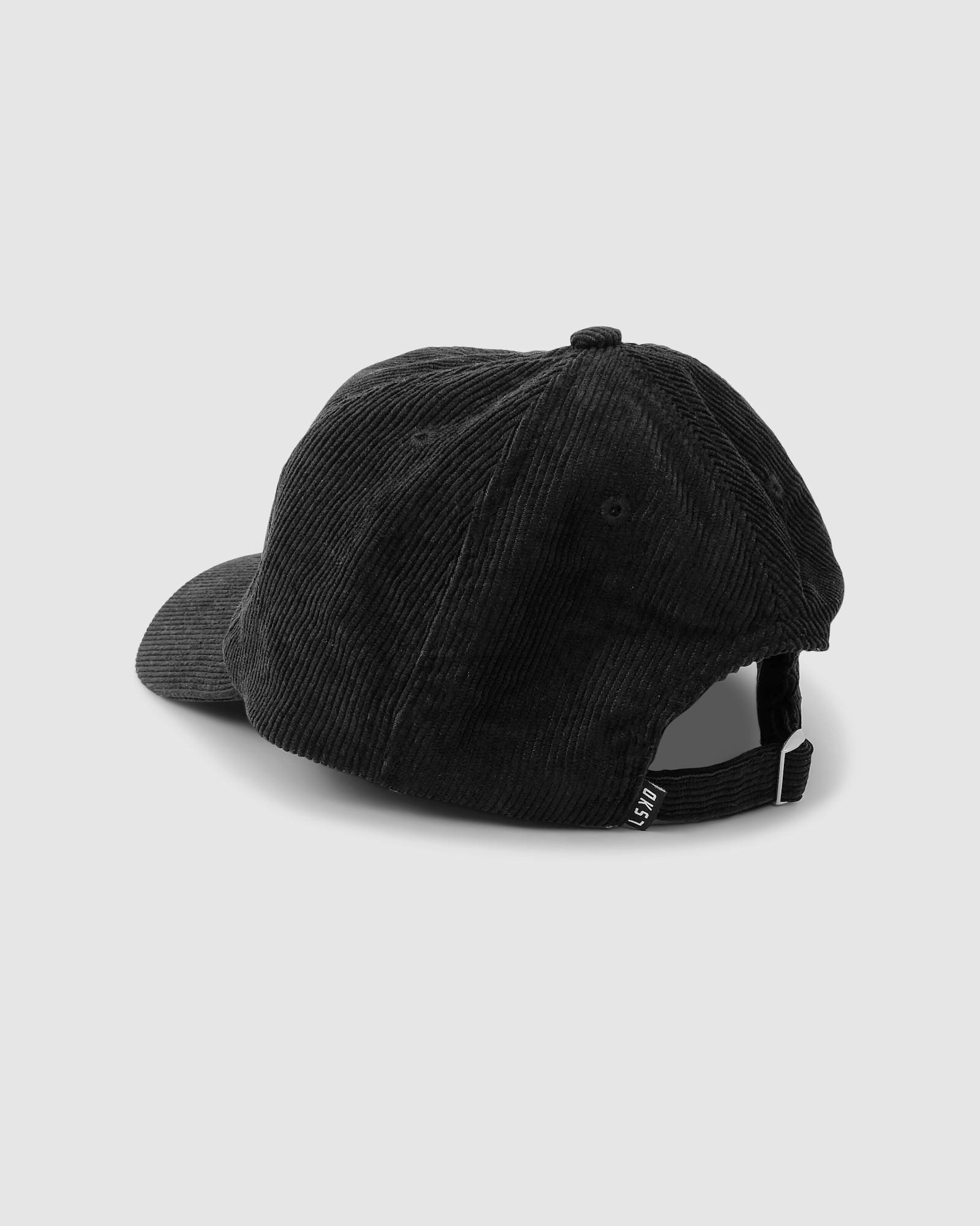 Model wearing Compact Cap - Corduroy Black