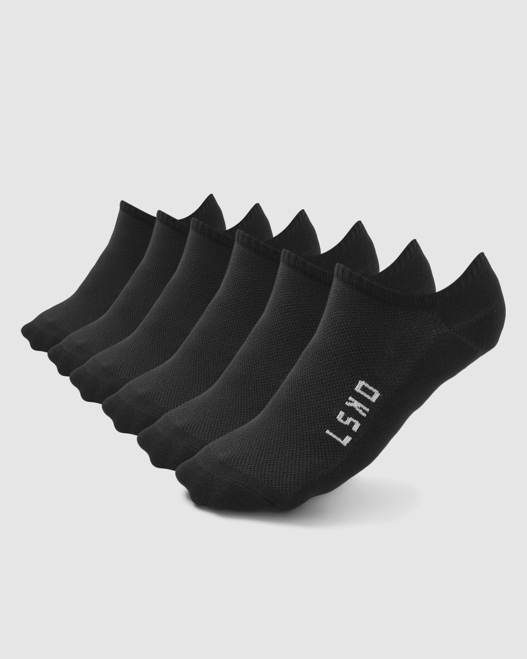 Model wearing Womens Covert Sock - 3 pack - Black