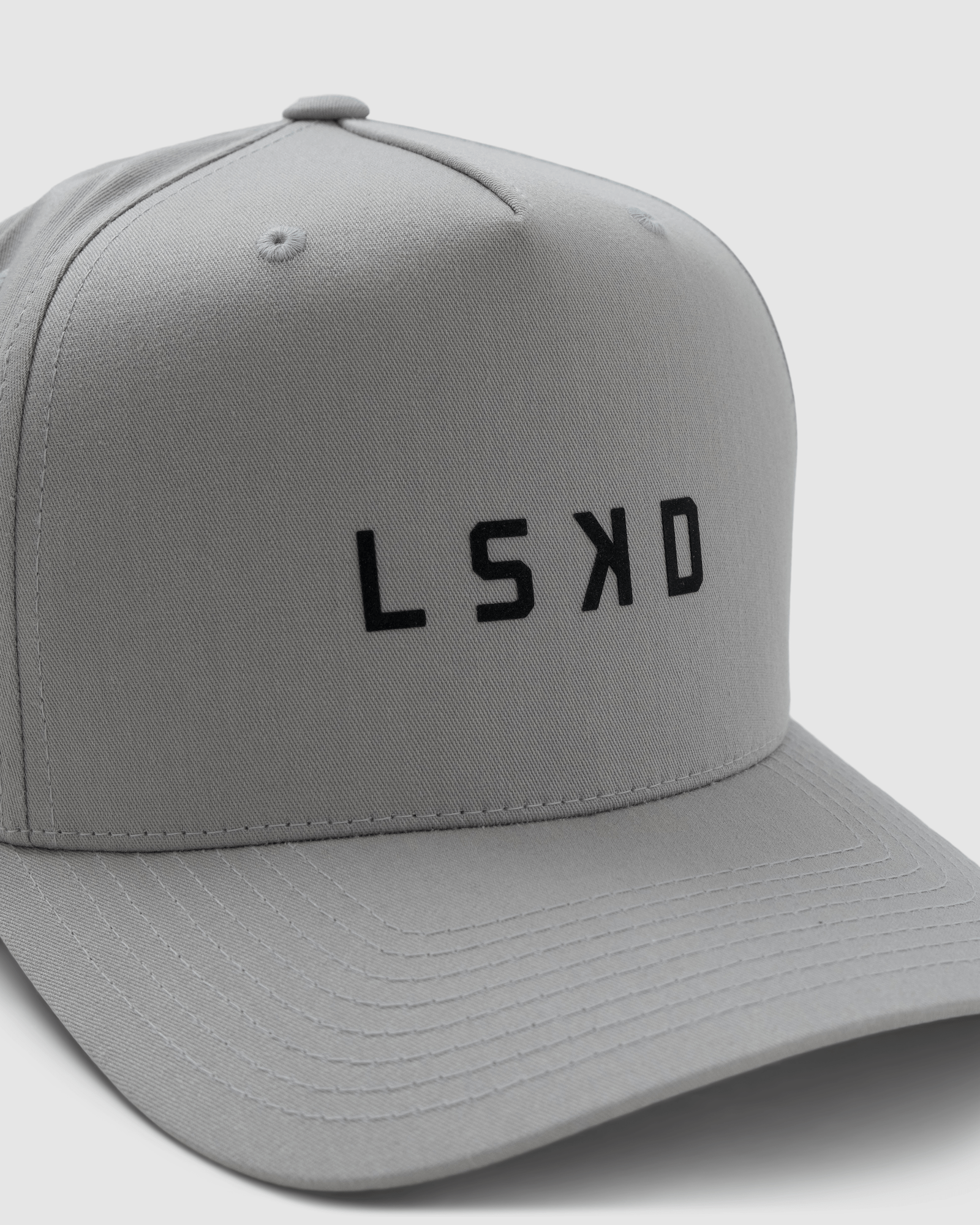 Model wearing Function Cap - Silver