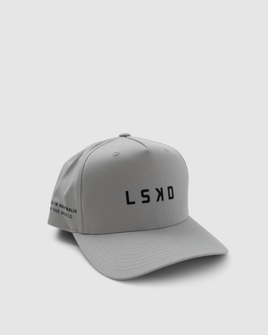 Model wearing Function Cap - Silver
