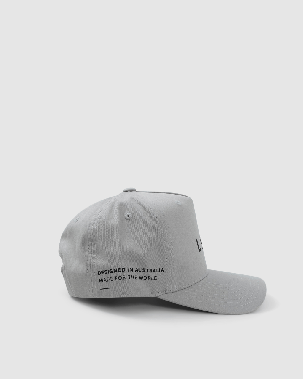 Model wearing Function Cap - Silver