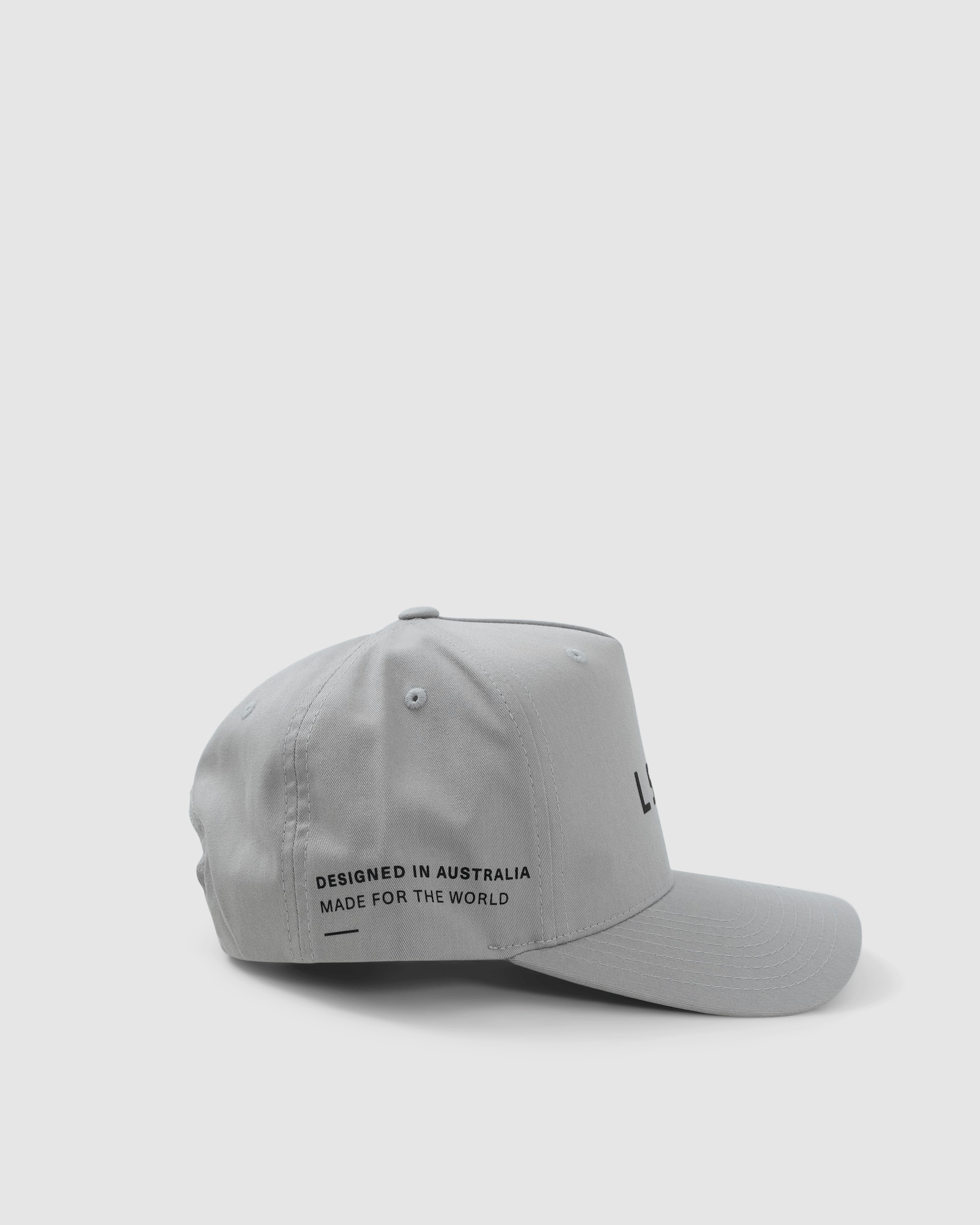 Model wearing Function Cap - Silver