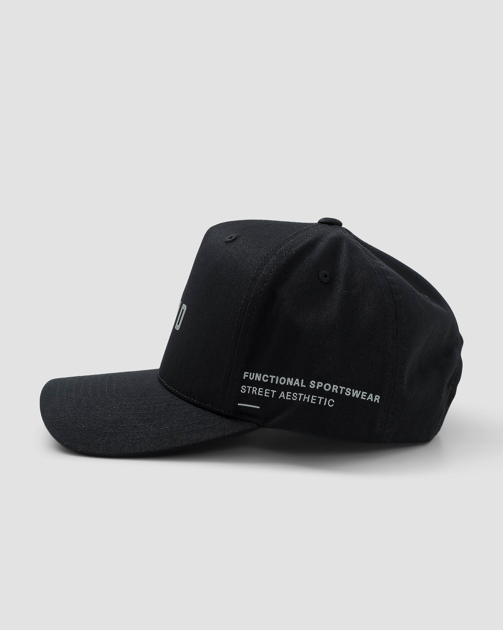Model wearing Function Cap - Black