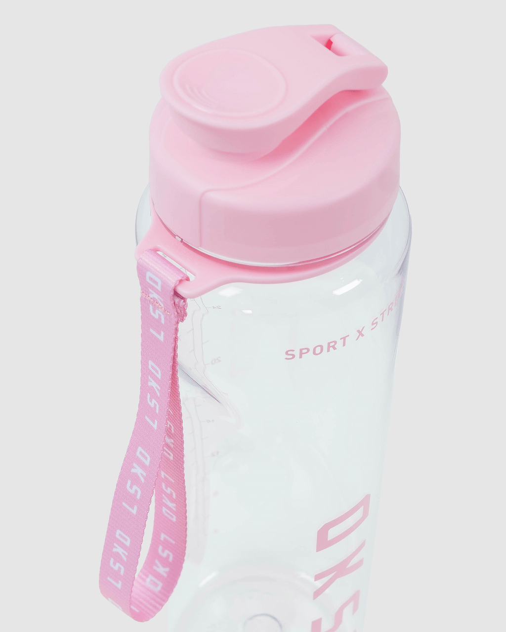 Model wearing Rep 1L Plastic Bottle - Pink