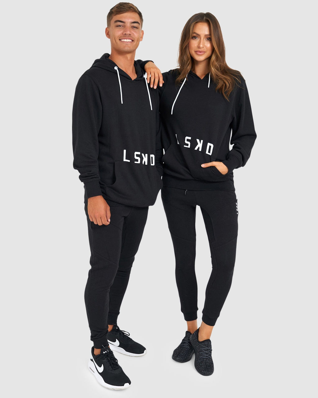 Model wearing Unisex Rep Jogger - Black