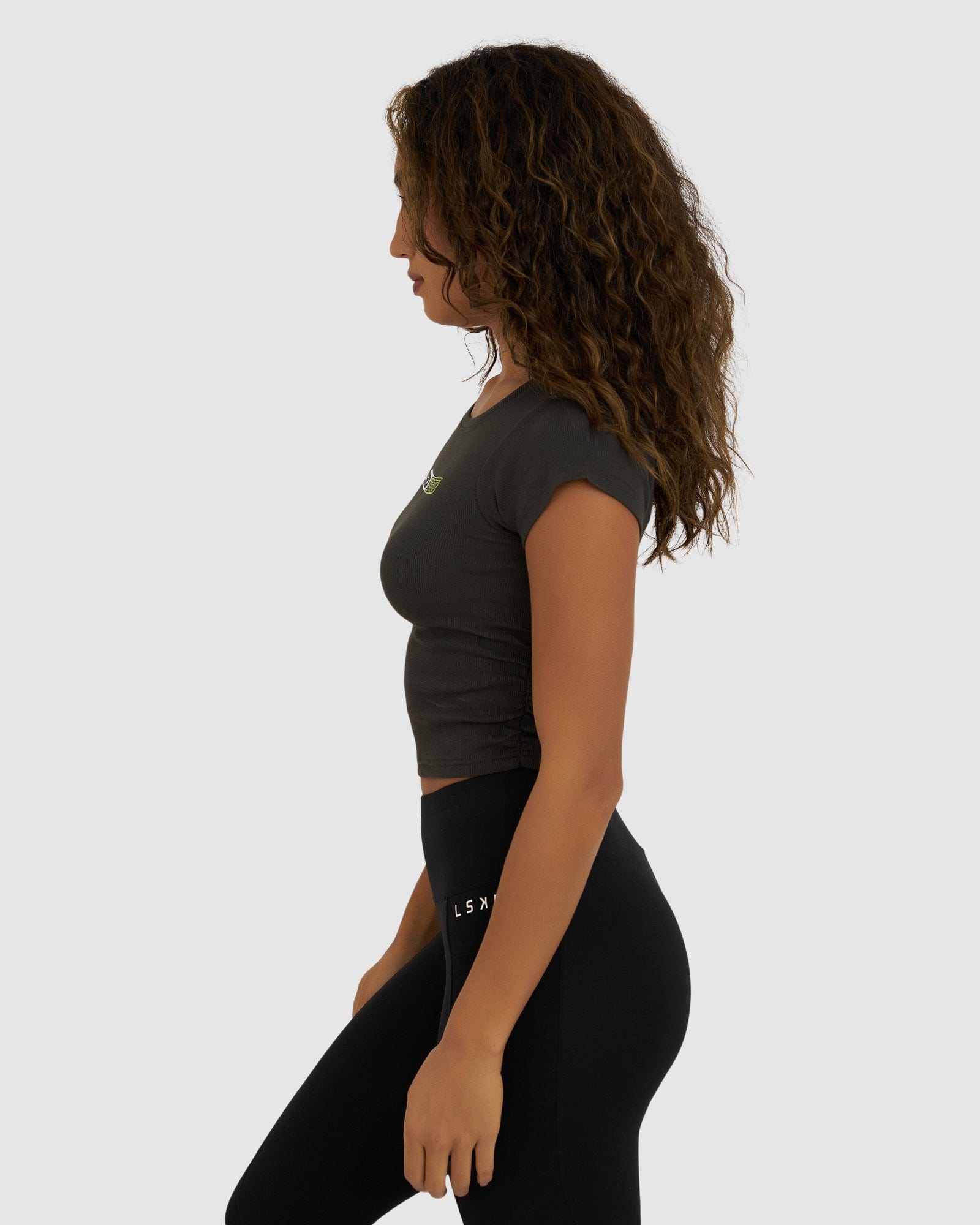 Model wearing SPRT Tee - Pirate Black