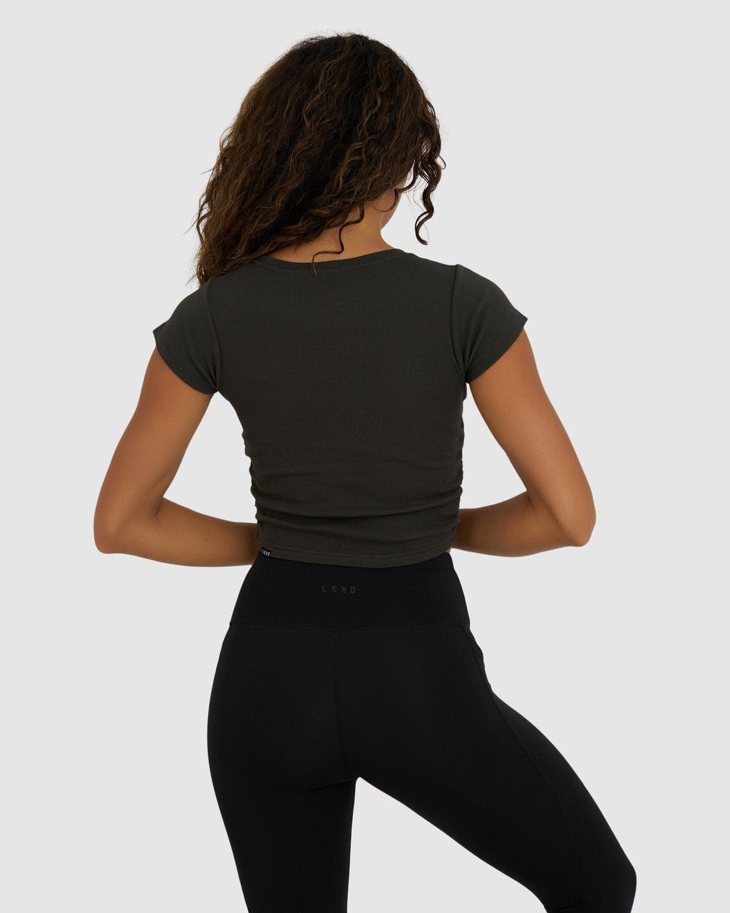 Model wearing SPRT Tee - Pirate Black