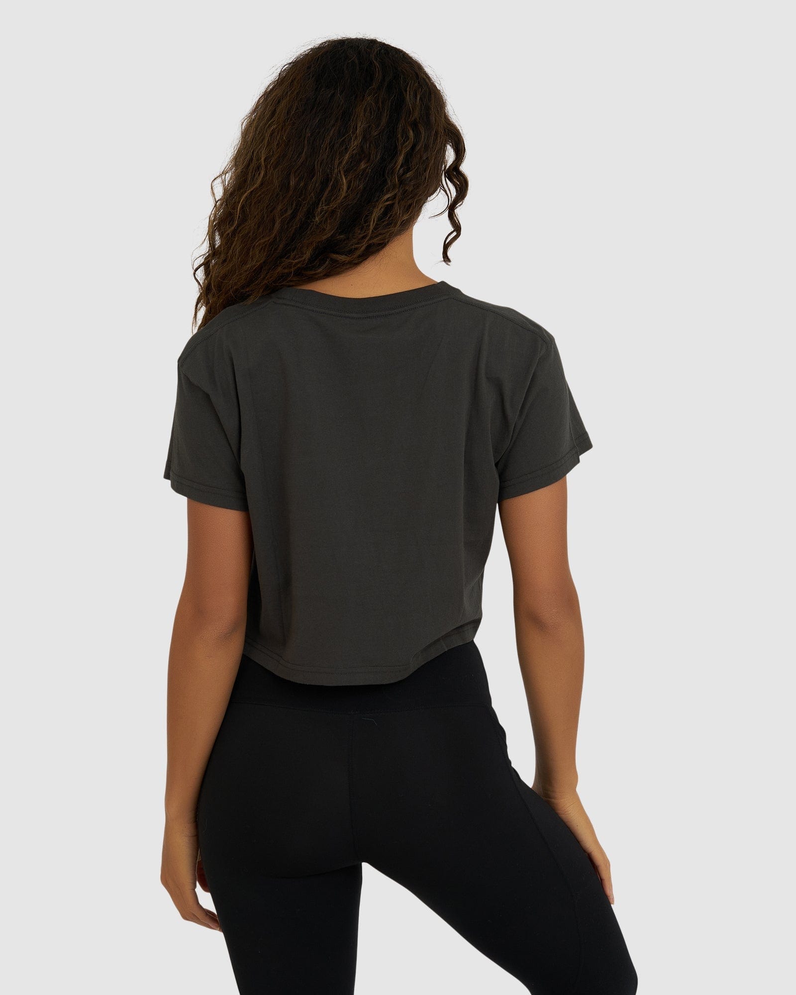 Model wearing Attack Tee - Pirate Black