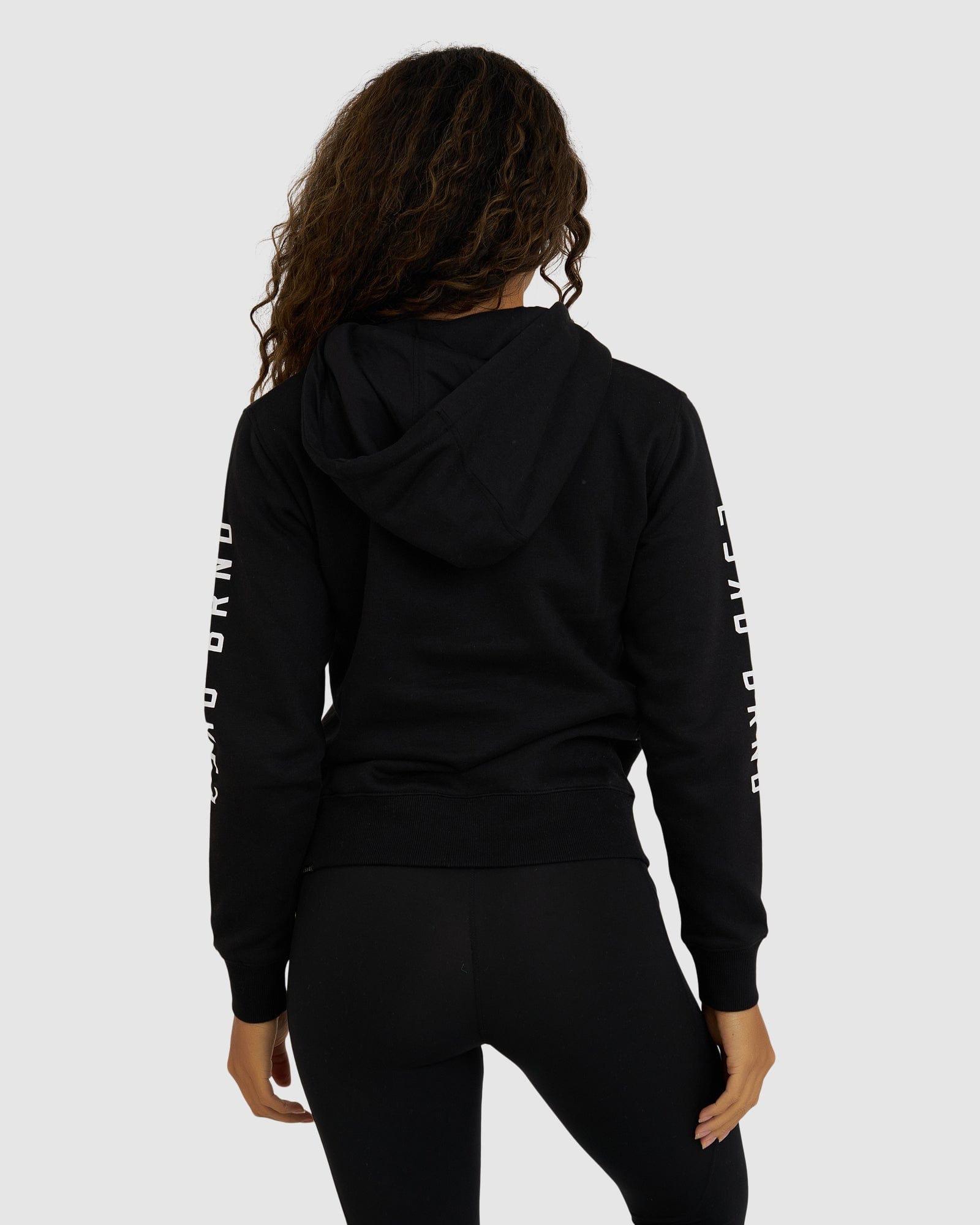 Model wearing Perspective Hoodie - Black