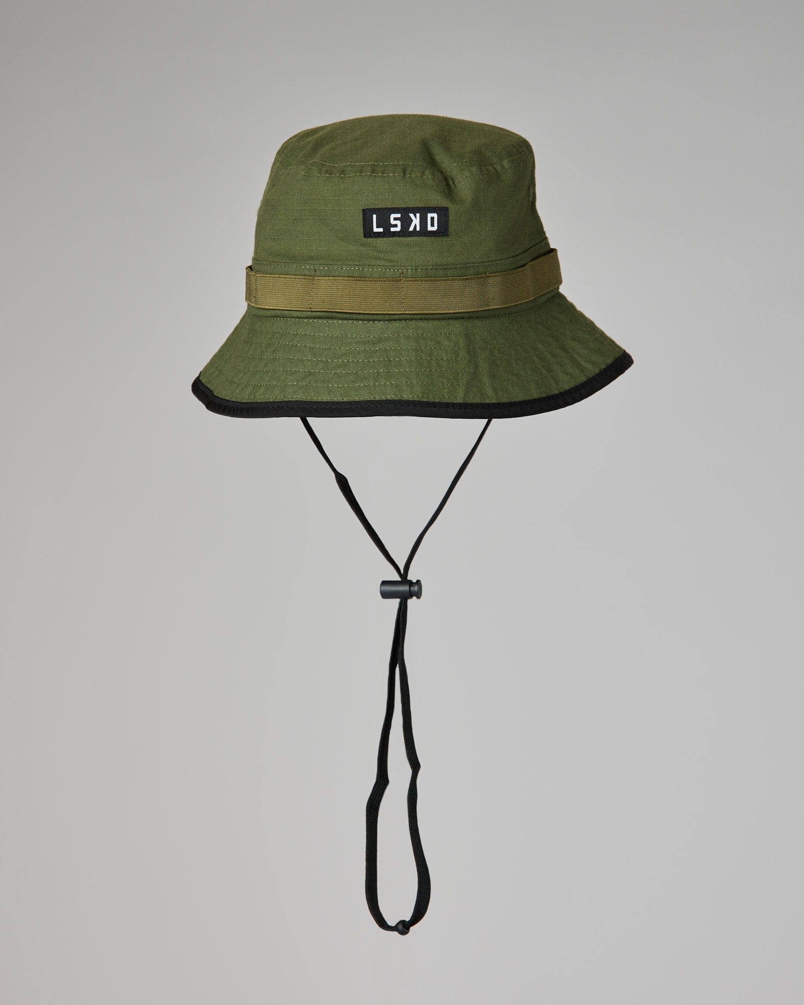 Model wearing Performance Boonie Hat - Olive