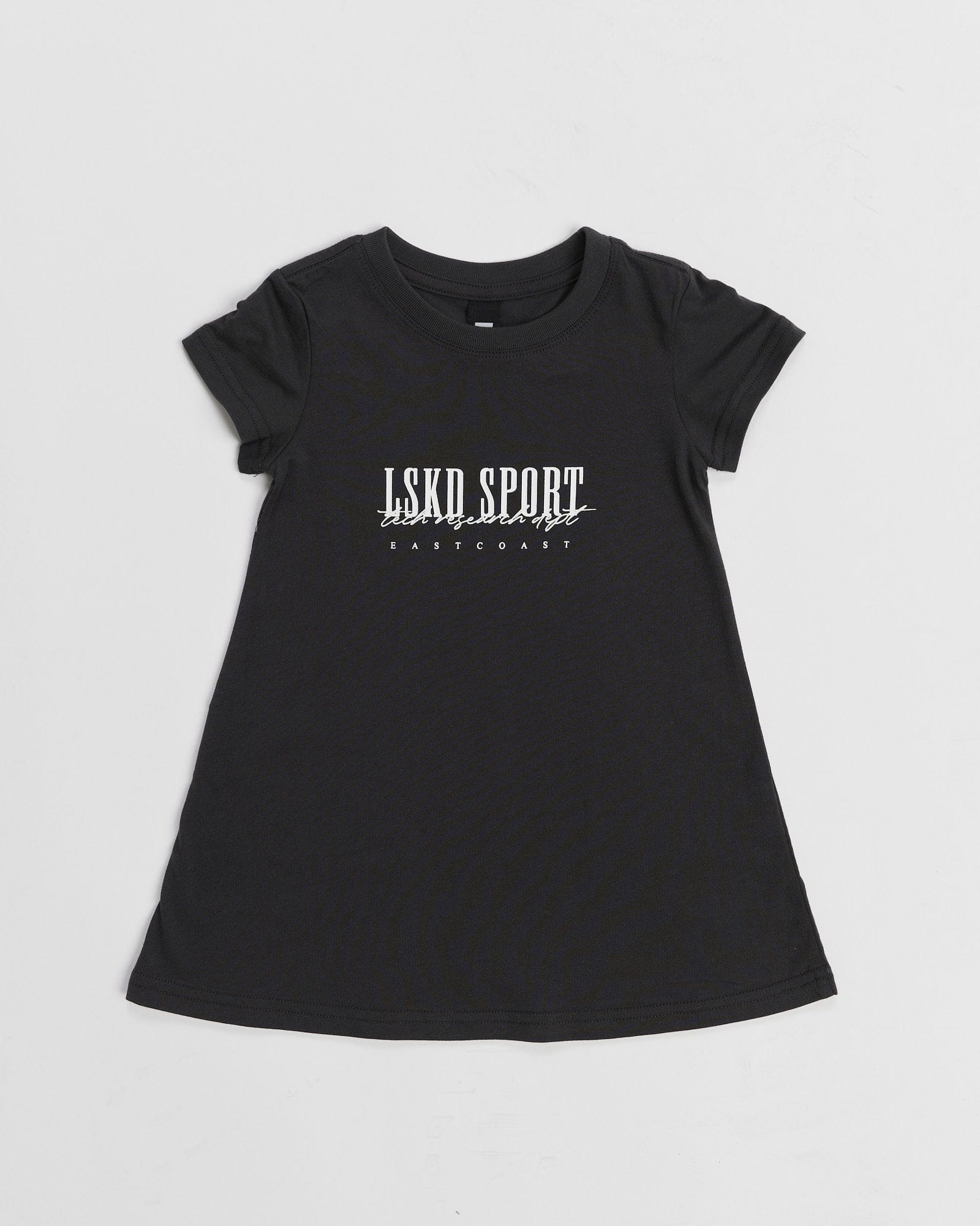 Model wearing Faculty Boxy Tee Dress (00-8) - Sky Blue