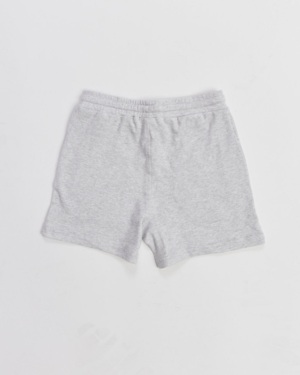 Model wearing Staple Jersey Short (00-8) - Lt Grey Marl