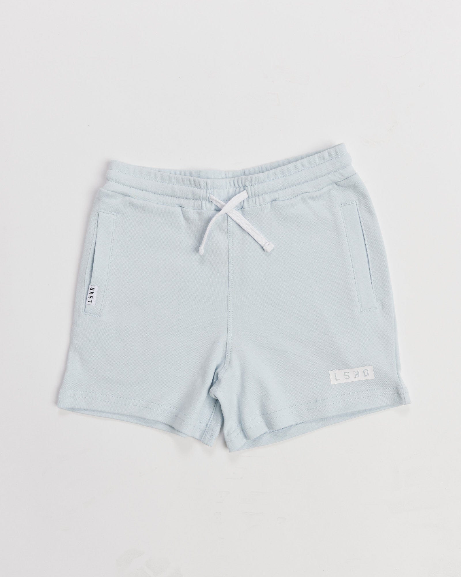 Model wearing Staple Jersey Short (00-8) - Sky Blue