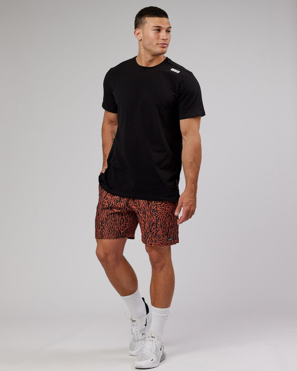 Model wearing Athlete FLXCotton Tee - Black