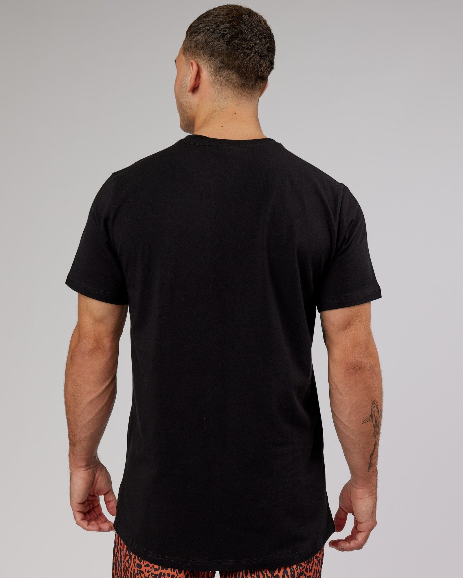 Model wearing Athlete FLXCotton Tee - Black