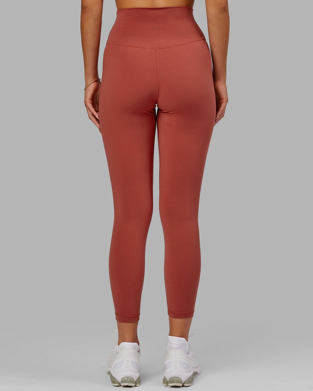 Model wearing Base 2.0 7/8 Length Tight - Paprika