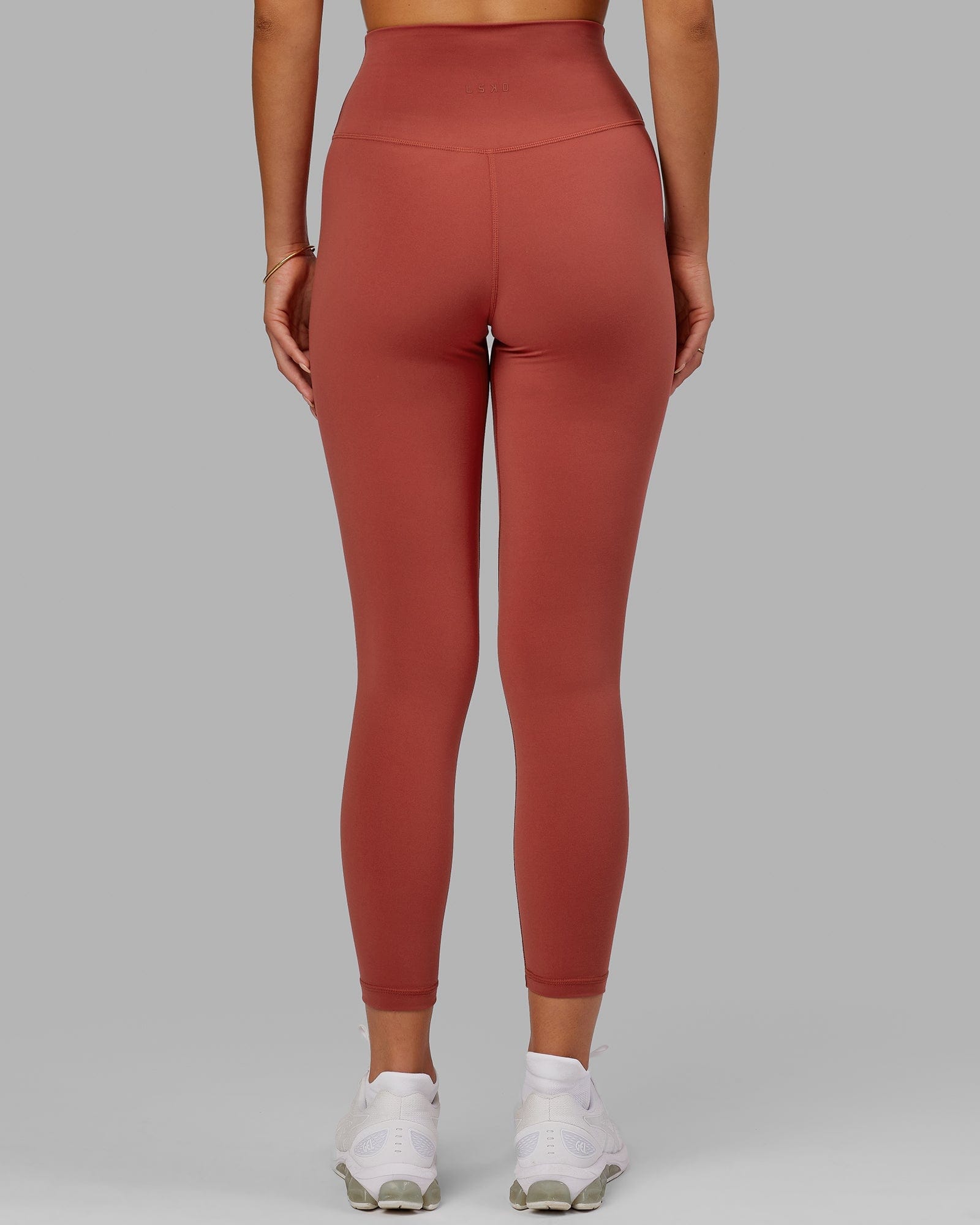 Model wearing Base 2.0 7/8 Length Tight - Paprika