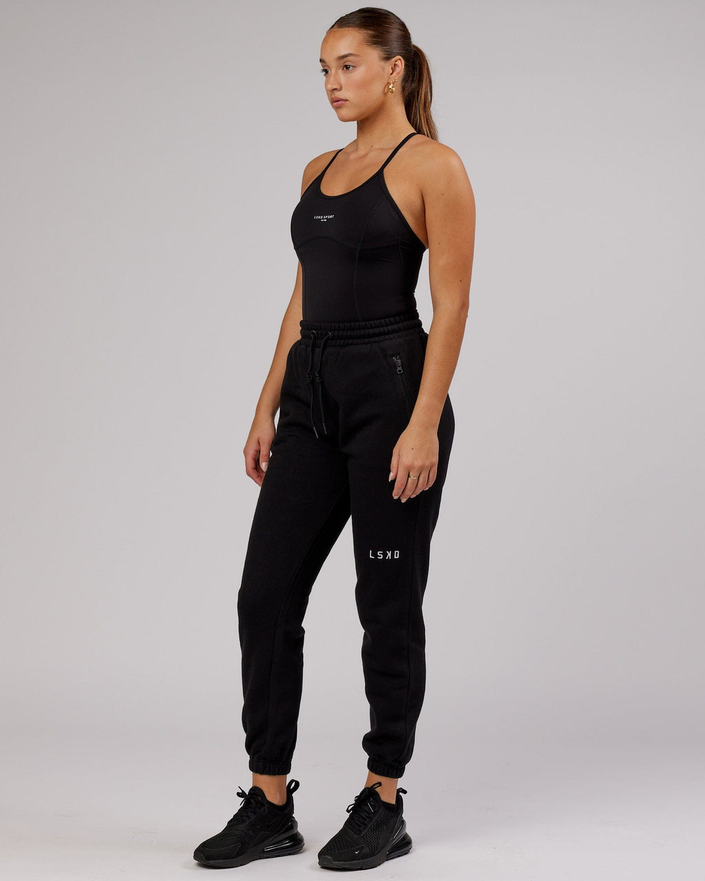 Model wearing Bend Bodysuit - Black