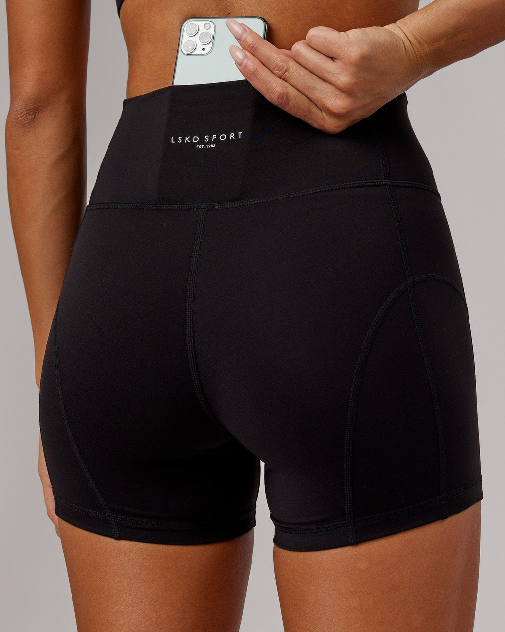 Model wearing Bend X-Short Tight - Black