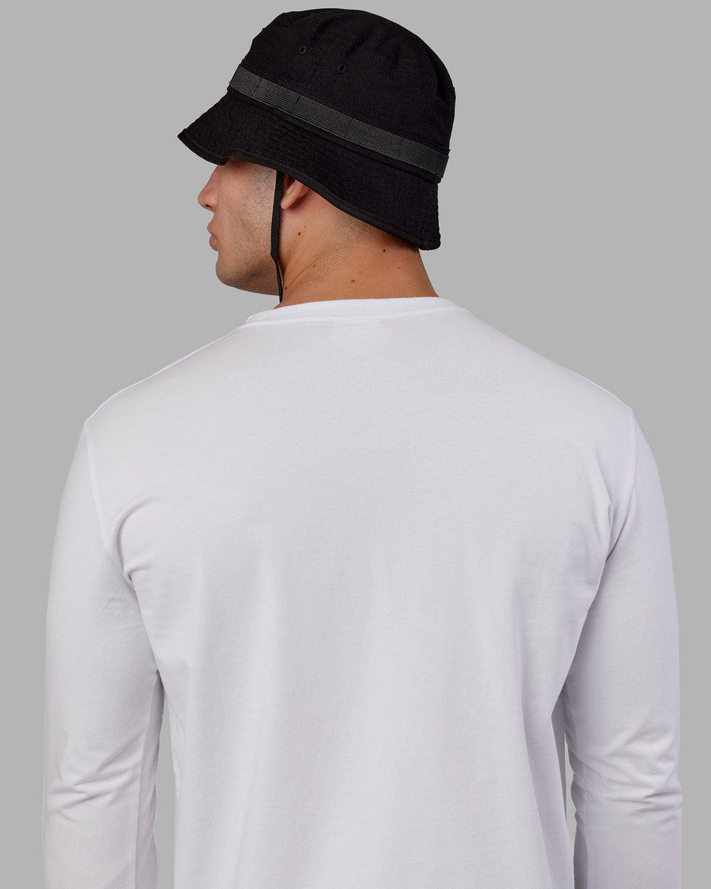 Model wearing Performance Boonie Hat - Black