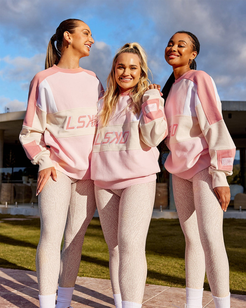 Model wearing Energise Full Length Tight - Rise Print