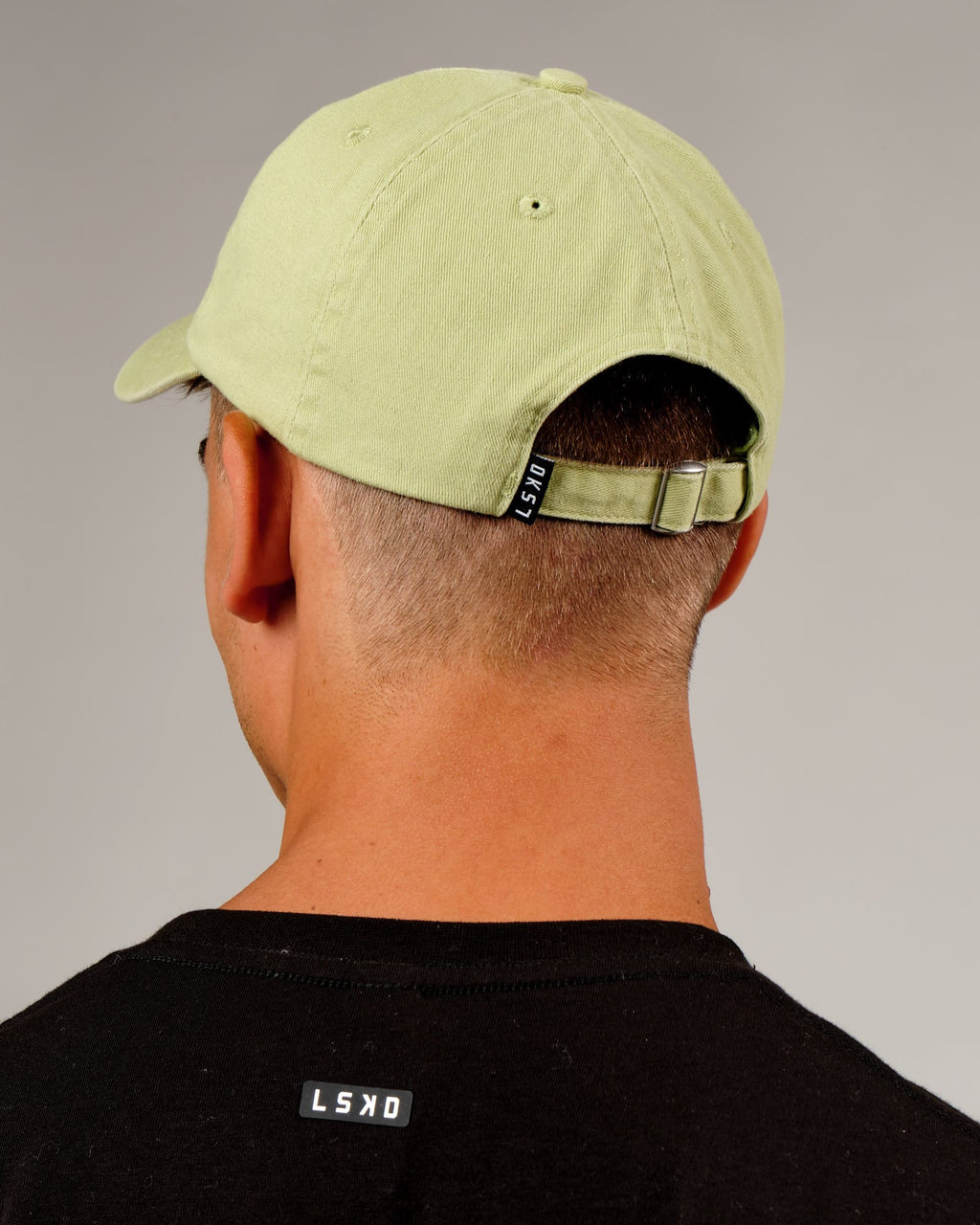 Model wearing Capsule Cap - Pastel Lime