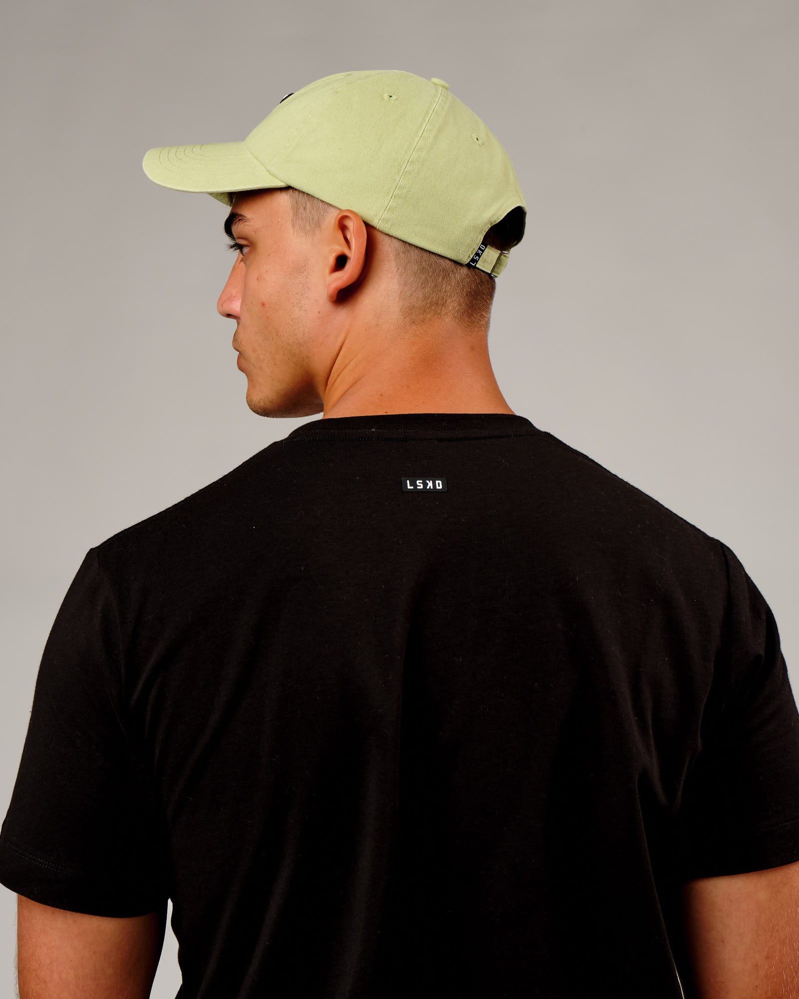 Model wearing Capsule Cap - Pastel Lime