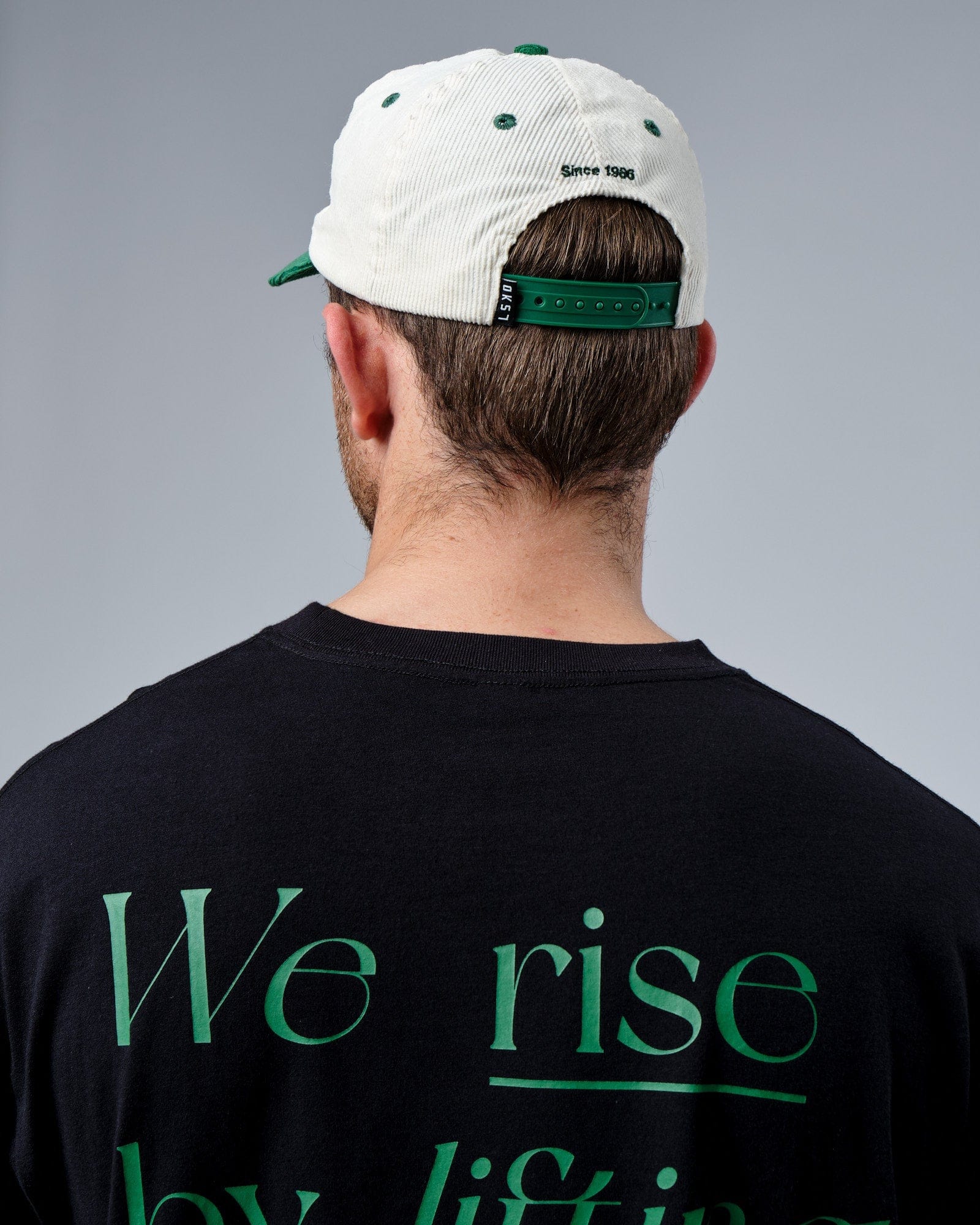 Model wearing Clubhouse Cap - Cream