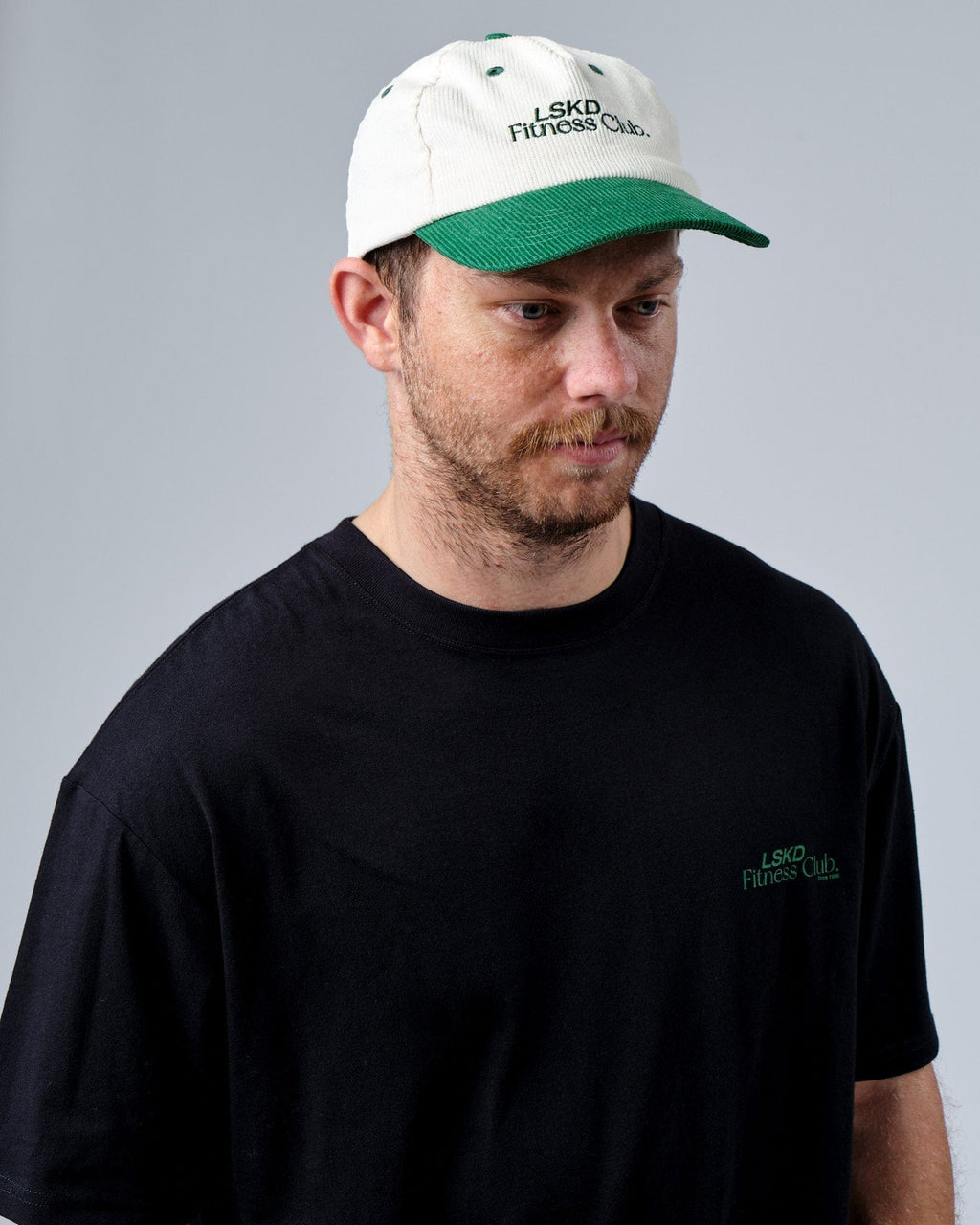Model wearing Clubhouse Cap - Cream