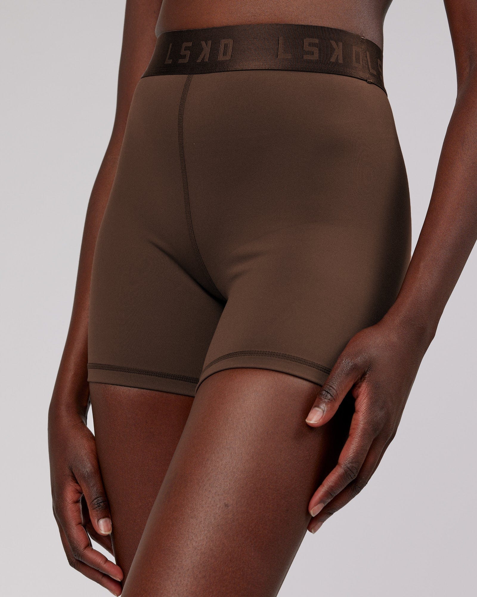 Model wearing Competition X-Short Tight - Walnut