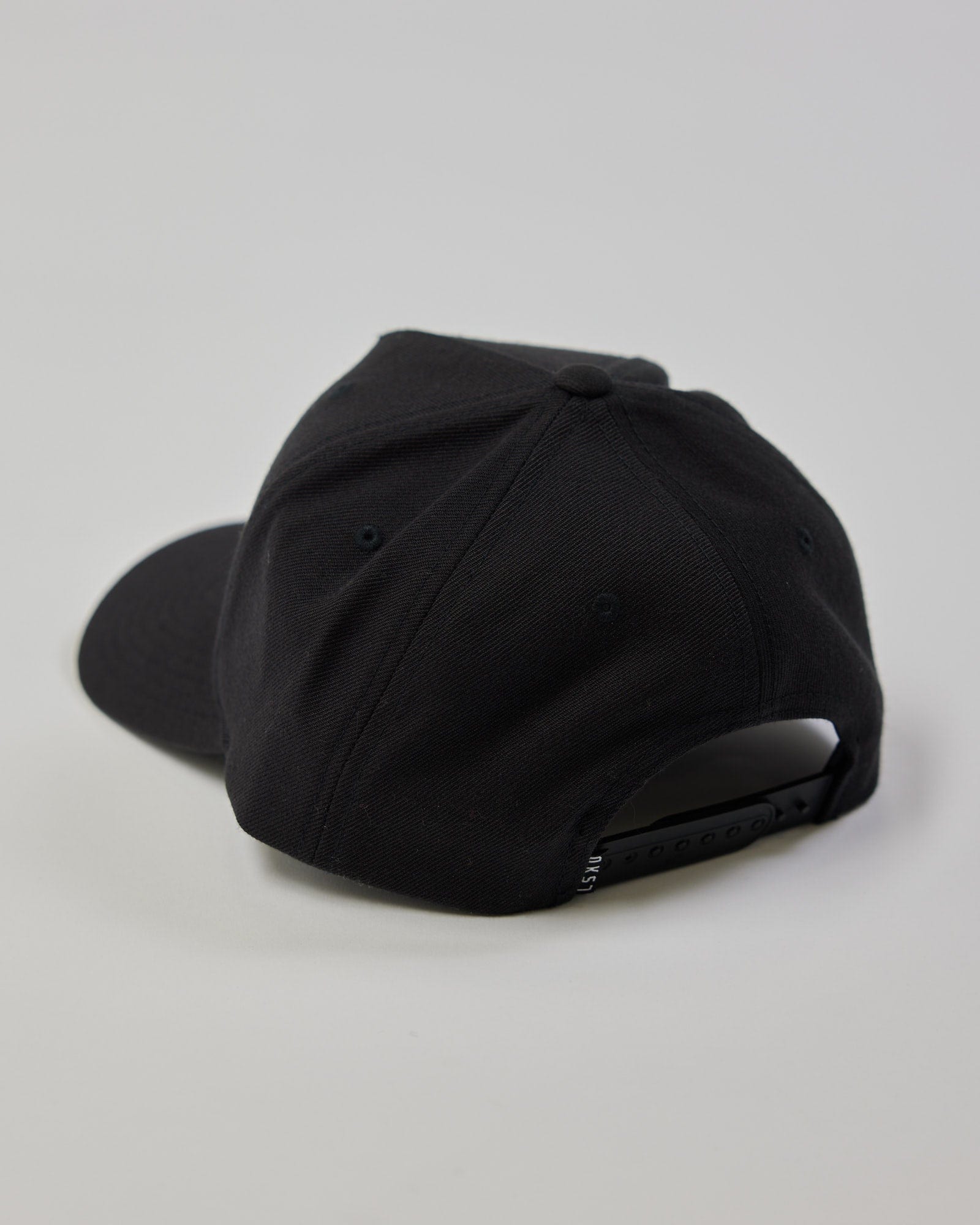 Model wearing Cornerstone Snapback Cap - Black-Black