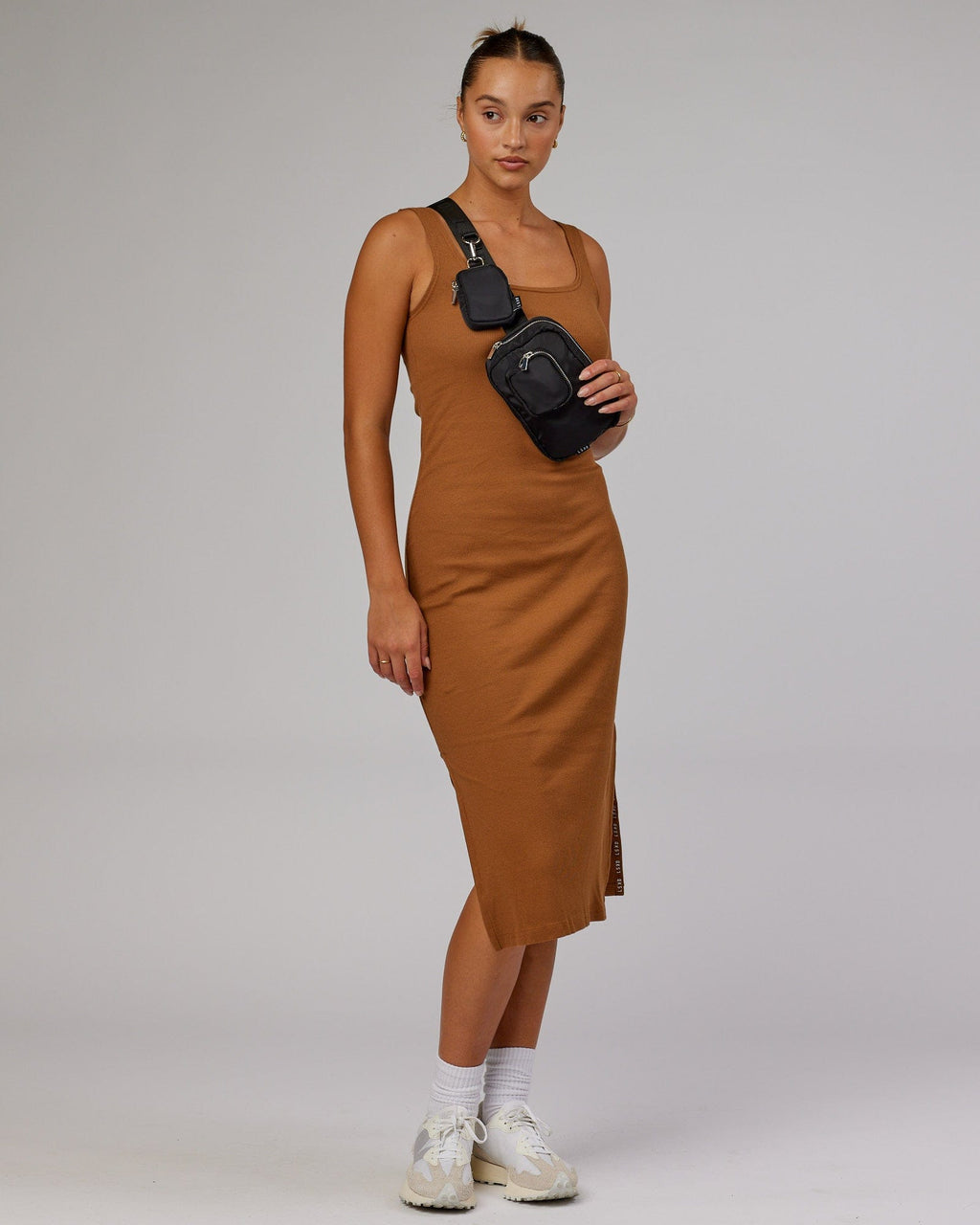 Model wearing Daily Crossbody Bag - Black