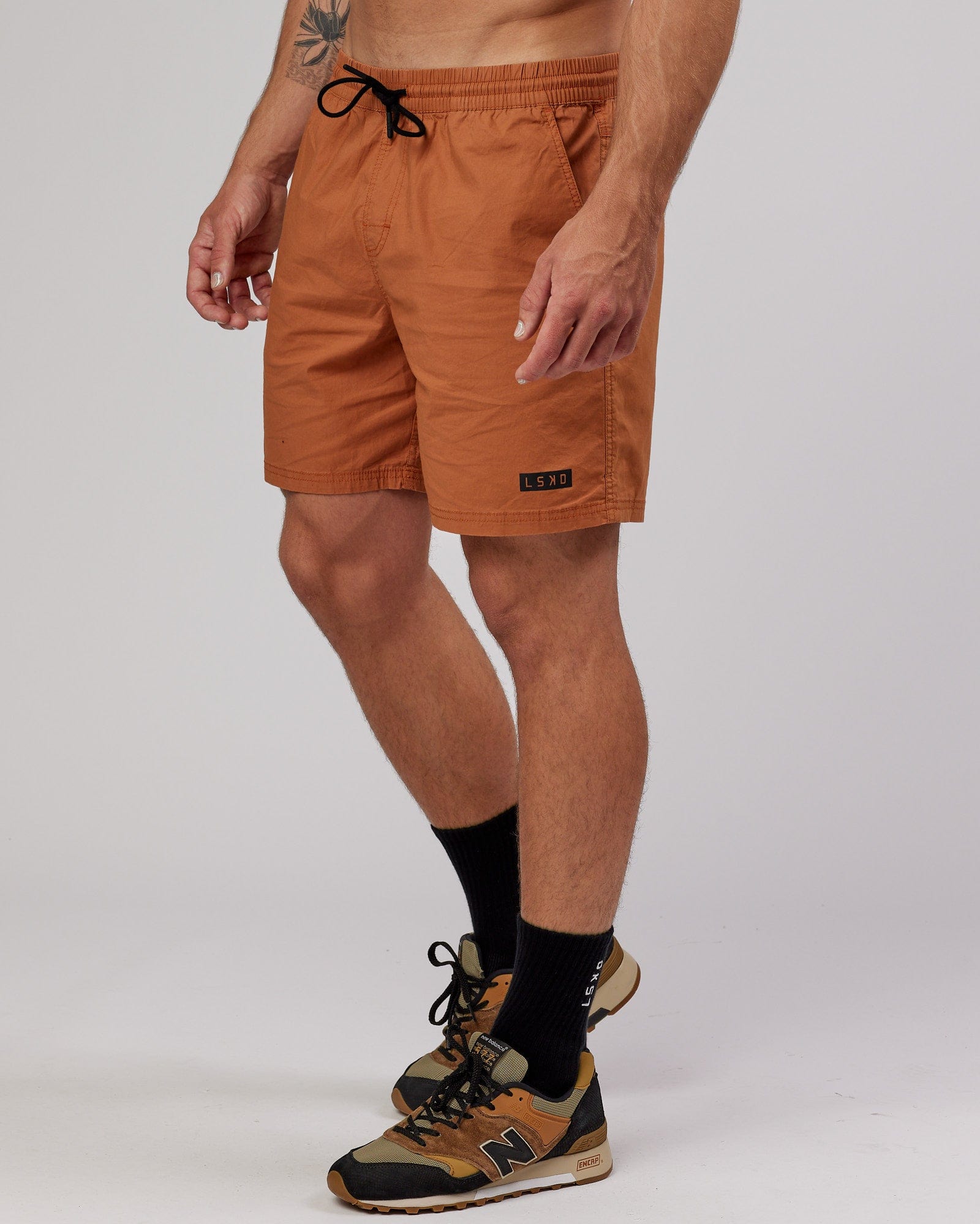 Model wearing Daily Short - Auburn